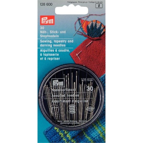 Sortiment NäH Stick Stopfnadeln Compact-Dose Nadeln Packung Nadel Prym 128600-image