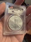 2017 PCGS MS70 Silver Eagle First Day of Issue John Mercanti Signature 1 of 1000