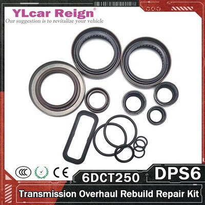 6DCT250 DPS6 DSG Auto Transmission Overhaul Rebuild  Kit Seals Gasket for Ford