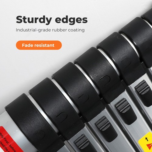 Telescopic Ladder Step Aluminium Extension Portable MultiPurpose 2/2.6/3.2/3.8m - Picture 5 of 108