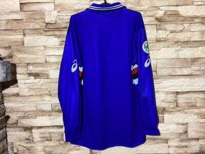サンプドリア HOME 03/04 ユニフォーム asics アシックス SAMPDORIA 2003 2004 HOME FOOTBALL SHIRT SOCCER JERSEY LONG