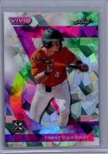 Trent Caraway 2024 Leaf Vivid Baseball 1/1 Pre Production Proof