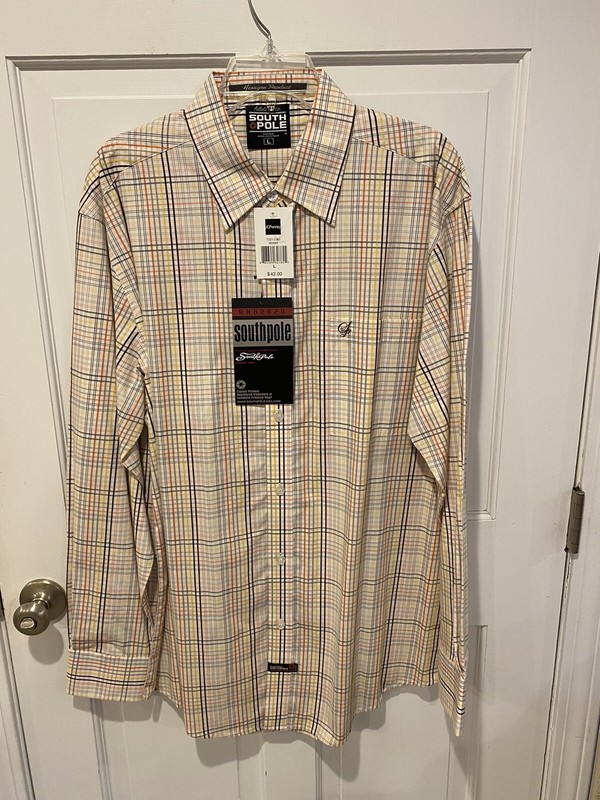 New Mens South Pole  Shirt Size-L