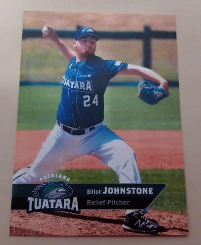 2019/20 Auckland Tuatara SINGLES (Australian Baseball League) ELLIOT JOHNSTONE.. - Picture 5 of 16