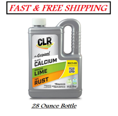 CLR Calcium, Lime & Rust Remover, Blasts Calcium, Dissolves Lime,28 Ounce Bottle