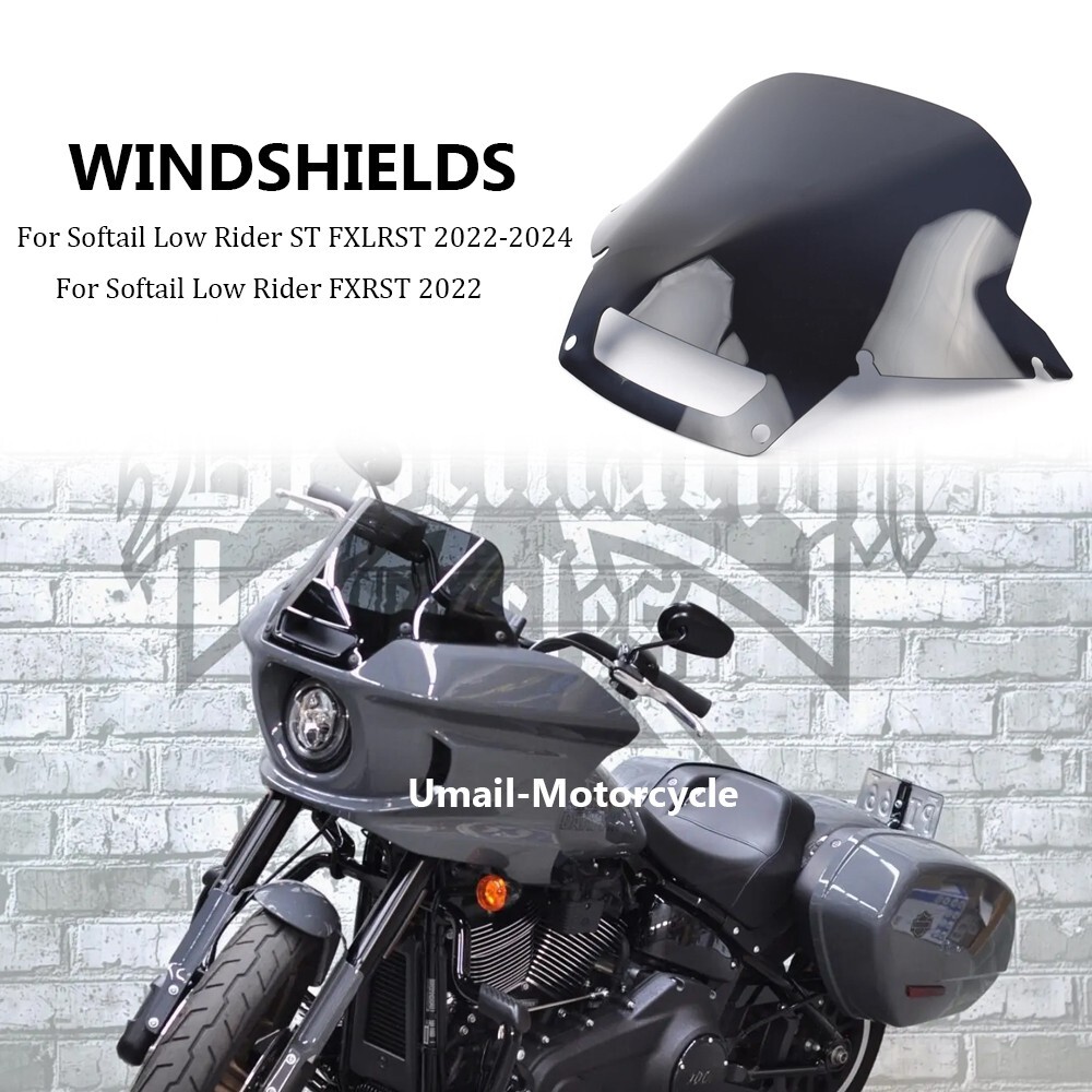 Pro Ride Low Windshield Harley Low Rider Windshield 15