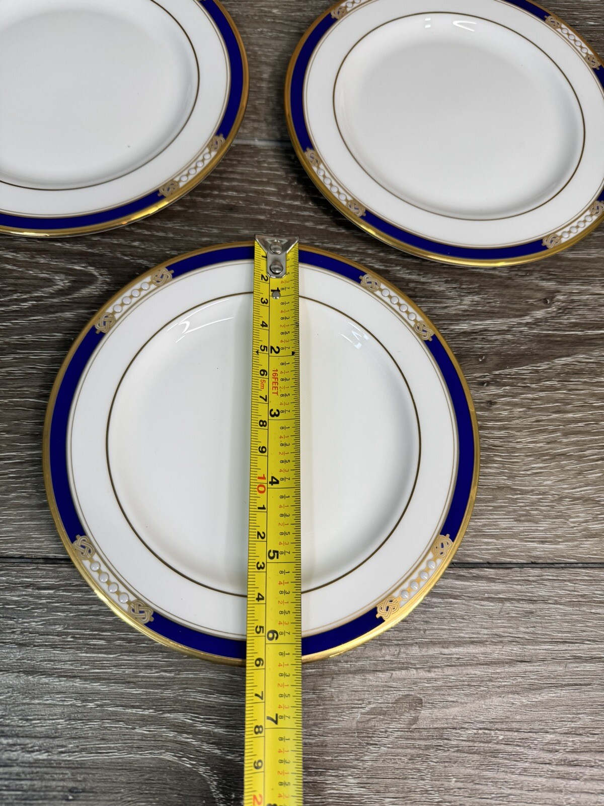 Lenox Royal Treasure Classic Collection 6-1/4” Bread Plate ~set Of 3