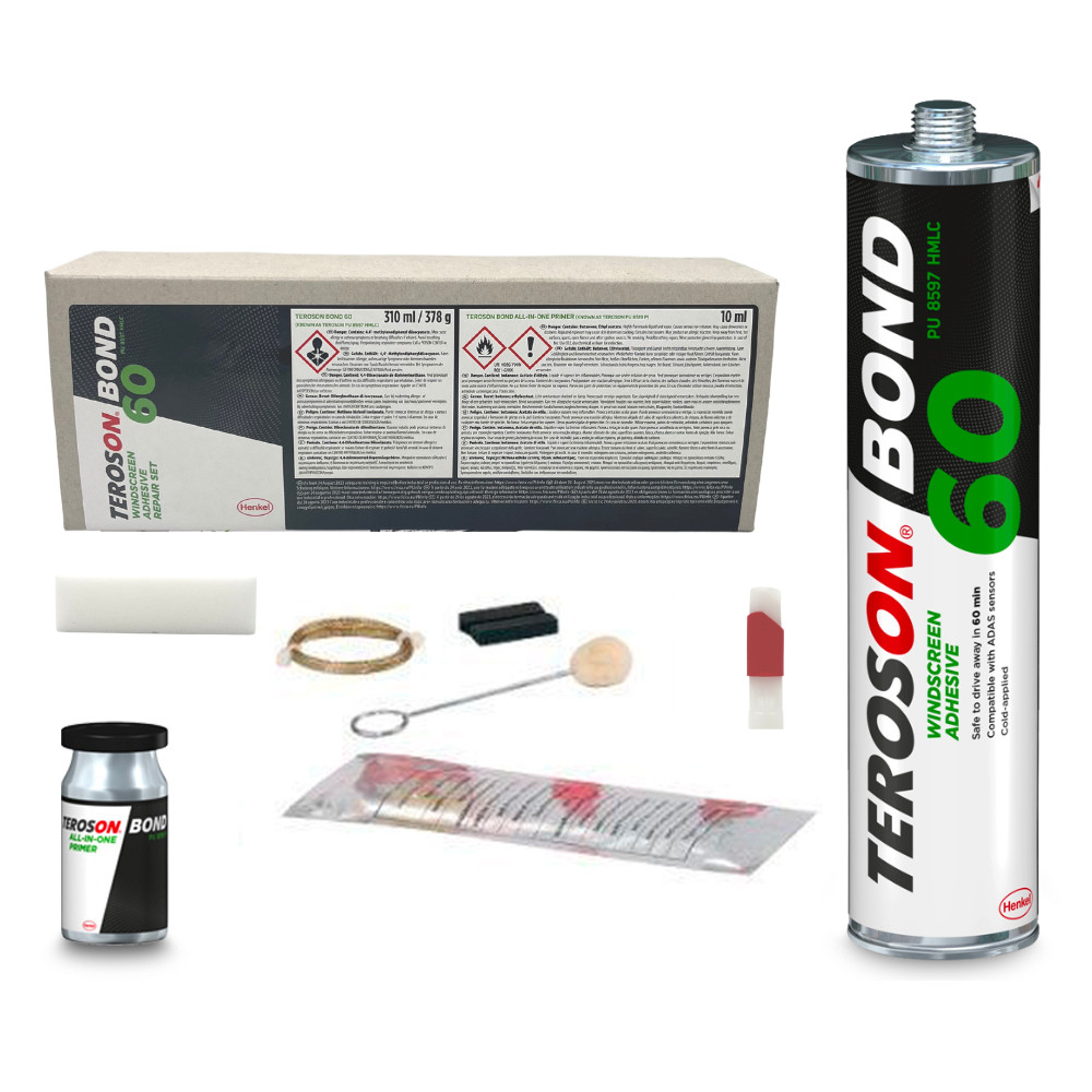 Kit Terostat PU 8597 HMLC 310ml Teroson mastic colle polyuréthane vitrage