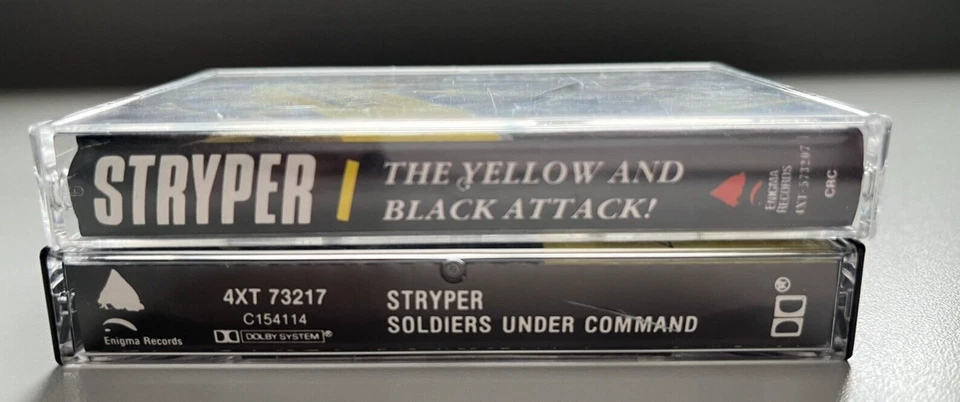 SET OF TWO STRYPER ISAIAH 53:5 CHRISTIAN HARD ROCK PRE-OWNED CASSETTE TAPES CTD1 Foto 4 de 4