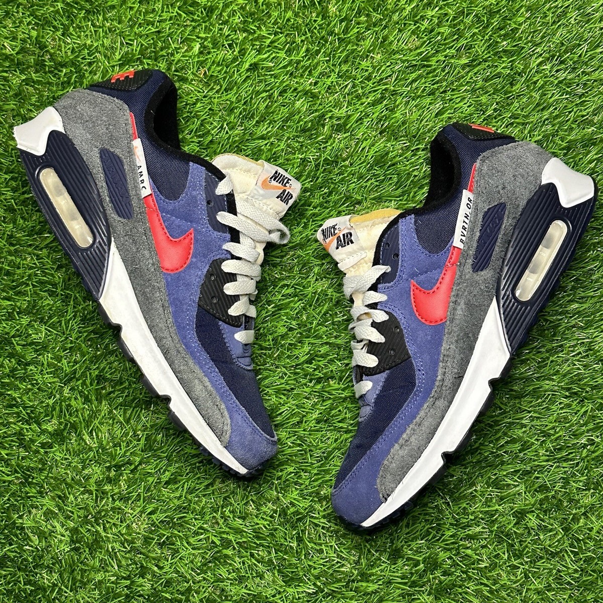 men's air max 90 red white and blue