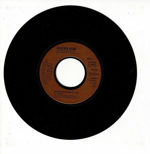 Bucks Fizz Vinyl 45 RPM 7 " Making Your Mind Up 1er Price Contest - Rca 5339 - Picture 2 of 3