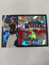 2020 Leaf Metal Draft #/5 Drew Romo State Pride Black Crystals Auto SP-DR1