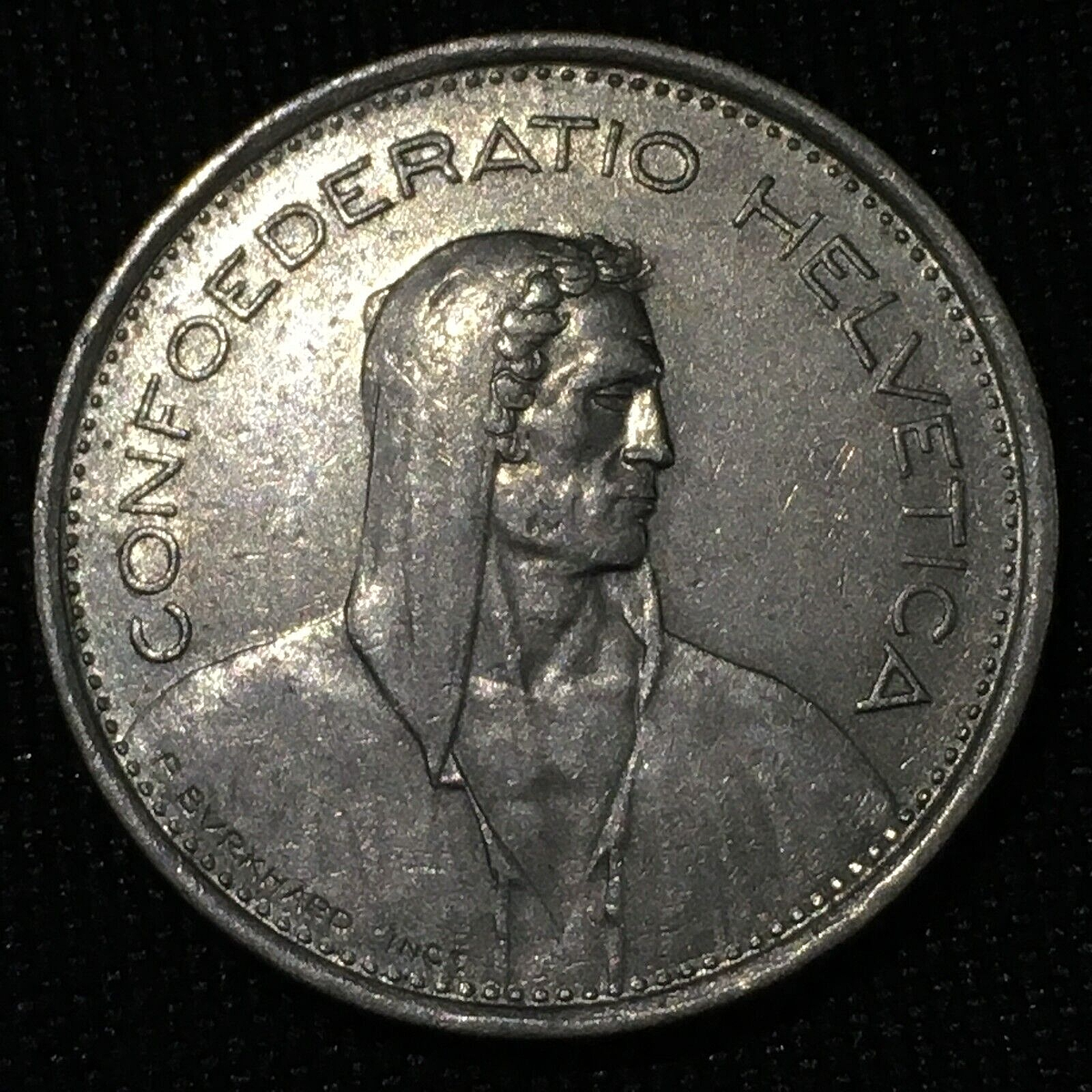 1974 Coin Switzerland Saint Collectible CONFOEDERATIO HELVETICA