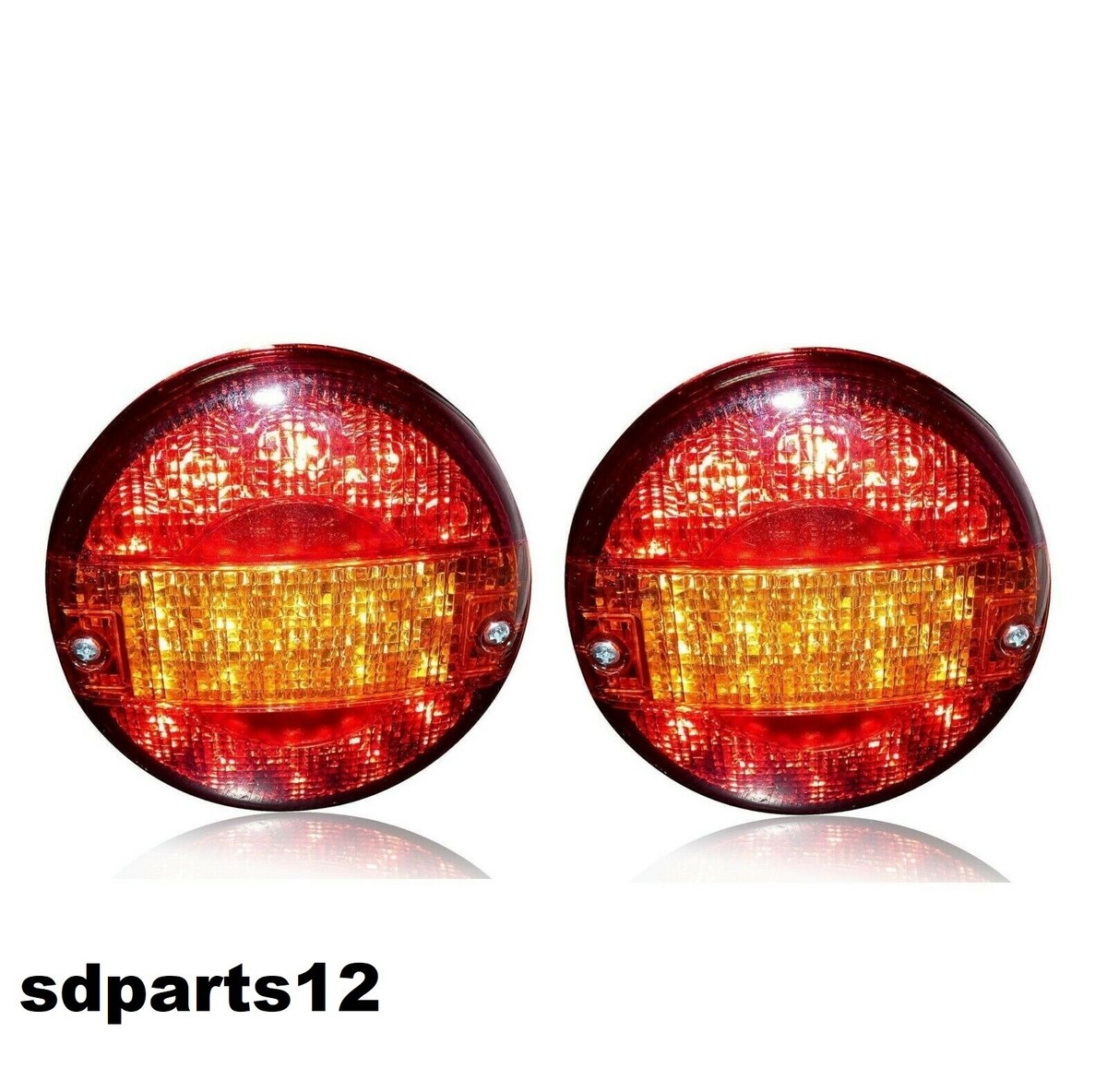 Luci laterali colore arancione/bianco/rosso PZ 2 luci di posizione laterali sagomati a rimorchio