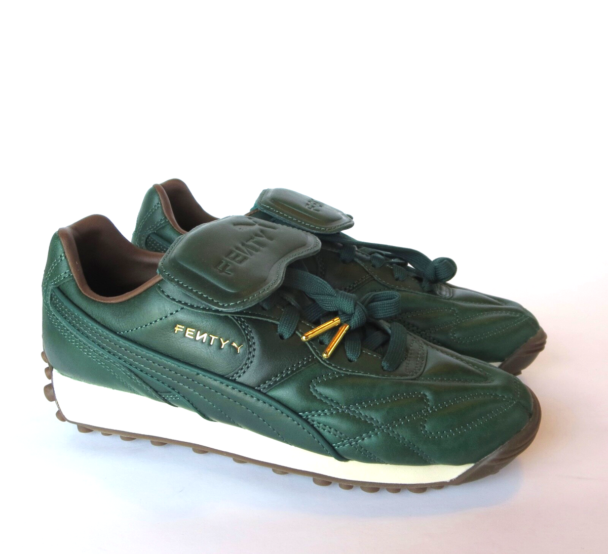 エニーフォーランド、のインデアン Puma x Fenty Avanti Shoes (7.5) Womens NEW Leather Dark Myrtle