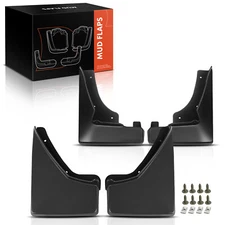 Set of 4pcs Front and Rear Splash Guard Mud Flaps for Cadillac SRX 2010-2015