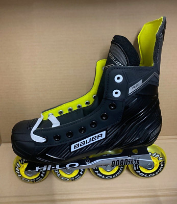 Bauer RS Senior Roller Hockey Skates | Inline Rollerblade Skate Sz 7.0, Shoe 8.5