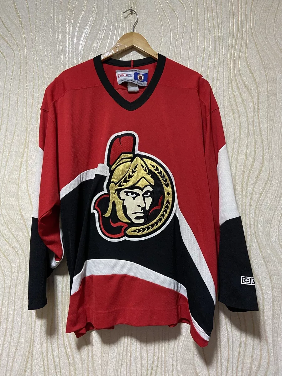 OTTAWA SENATORS ICE HOCKEY SHIRT JERSEY CCM VINTAGE sz XXL RED MEN NHL