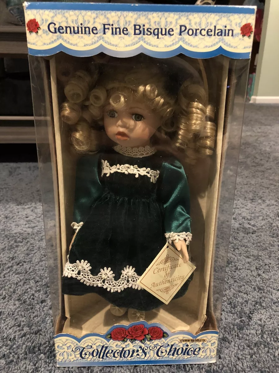 Genuine Fine Bisque Porcelain Doll