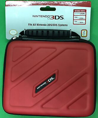 Rds Nintendo Game Traveler Hard Case Nintendo 2ds 3ds 3dsxl 3ds5 Red Black Ebay