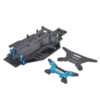 DF03シャーシ　改造品 Carbon Chassis Frame Kit for Tamiya DF03 Chassis Upgrades | eBay