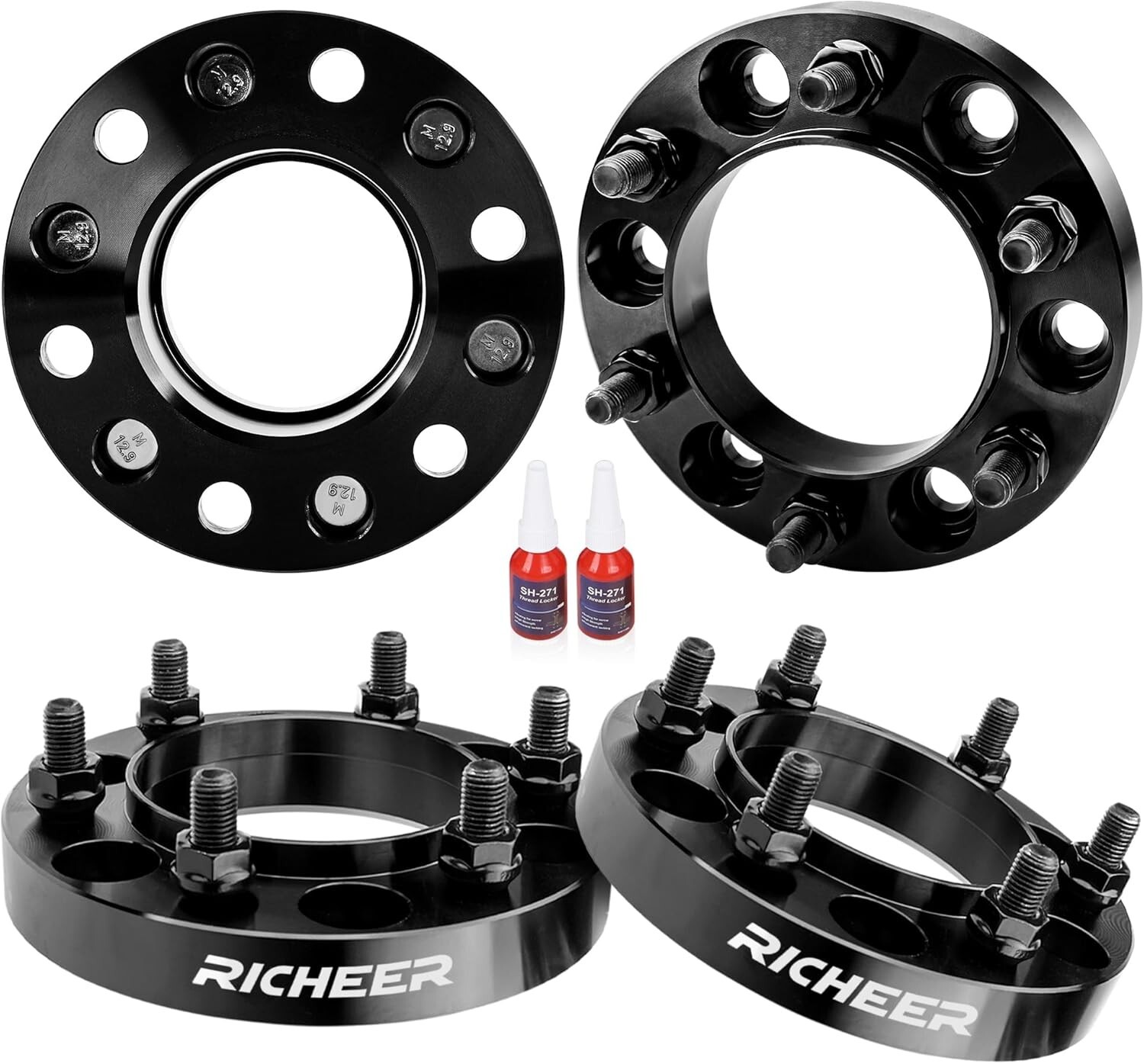 2" Hub-Centric Wheel Spacers – 4Pc – 6x5.5 – For 2002-2023 Toyota Tacoma 4Runner (6-Lug)