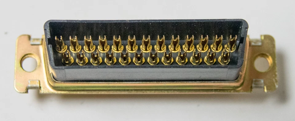 NEW 25 Pin ITT Cannon D-Sub Female IDC Connector 26-28 DBSPA-25S Many Available - Image 3 of 4