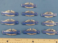 LOT OF 10 - ARMY COMBAT INFANTRY BADGE CIB 3RD AWARD LARGE PINS - 3 INCHES