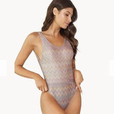 PQ Swim Lavish Scoop One Piece Swim Bathing Suit Size Medium NWT 154 PQSwim