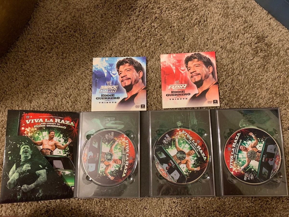 WWE: Viva La Raza: The Legacy of Eddie Guerrero DVD, w/ Raw