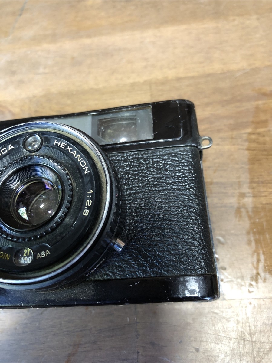 Konica C35 Flash Matic Black 38mm f/2.8 Rangefinder 35mm