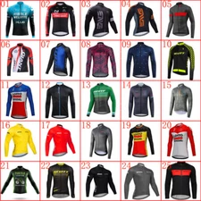 Mens Cycling Jersey 2023 Long Sleeve Bike Clothing Bicycle Uniform Racing Shirt