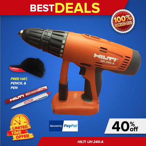 Taladro inalámbrico UH 240-A 24V NiCd 1/2", nuevo, sombrero gratuito, envío rápido | eBay