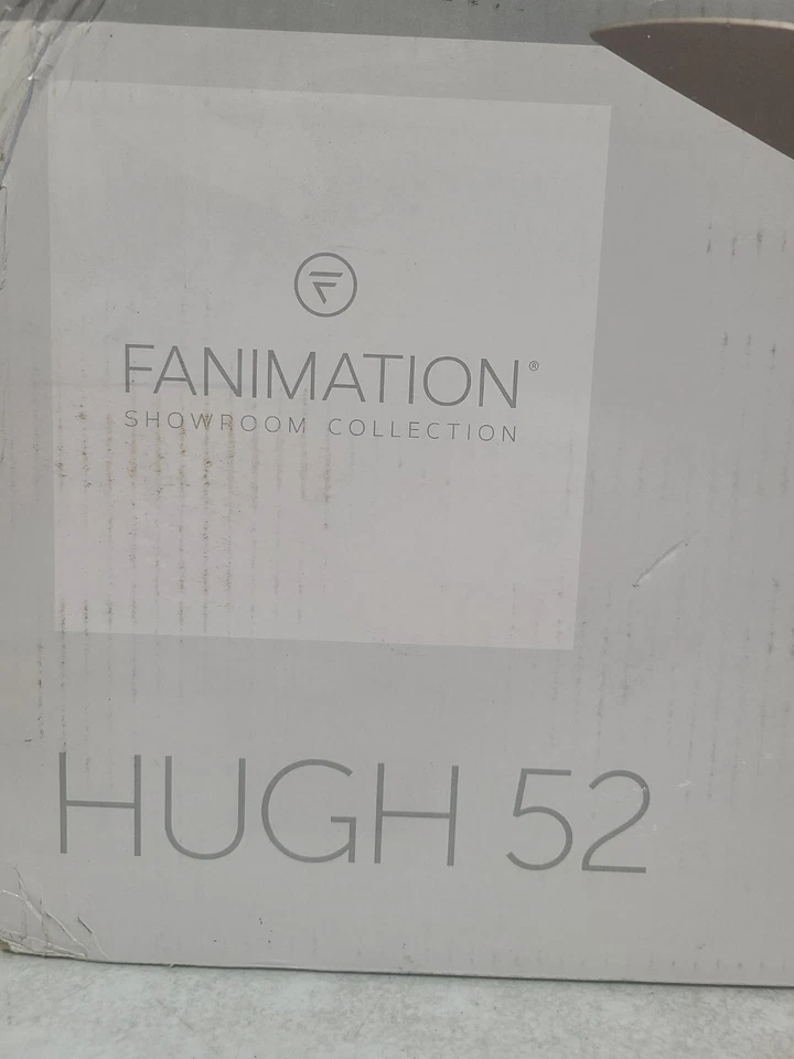 Fanimation Hugh 52 in. Integrated LED Indoor/Outdoor Brushed Nickel Ceiling Fan - Image 2 of 4