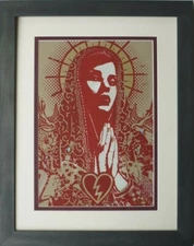 Copyright "Signs" Red Edition 2016  S/N Mixed Media Screen Print