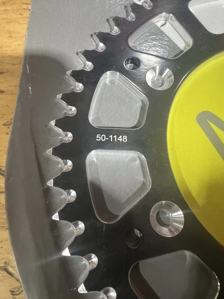 PIÑÓN MIKA METALS COMPATIBLE CON KTM 2005-2024 125/150/200/250/350/450/505/525 50T Foto 2 de 4