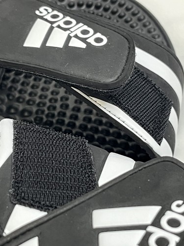 Adidas Slide Sandal for Men Size 13 Black/White Adjustable - Picture 8 of 9