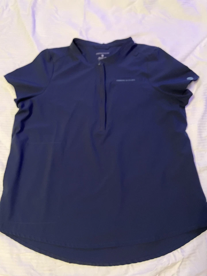 Women's ASMAR Scrub Set Shirt and Pants, Dark Navy Color Size Medium Used - Image 2 of 4