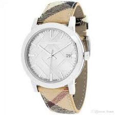Burberry Unisex Classic Checked Analog Quartz 38mm Watch 