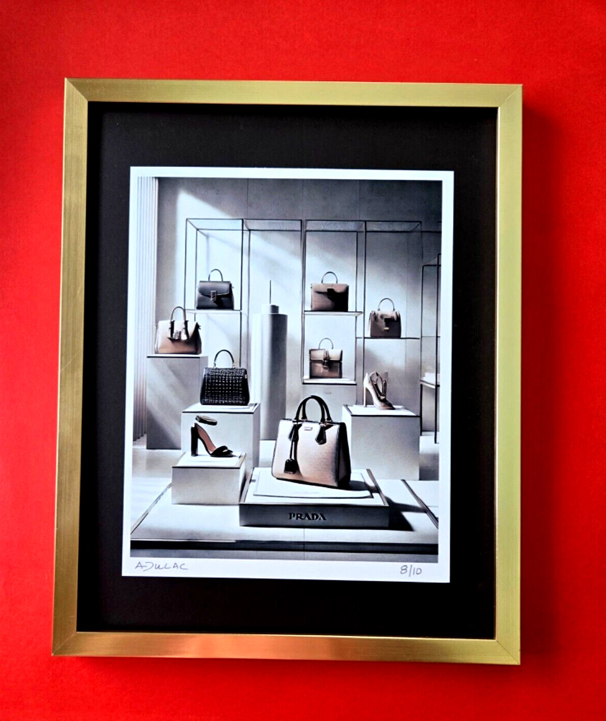 ALEXANDER DULAC + SPIRIT OF PRADA stampa autentica firmata a mano edizione limitata di 10 COA