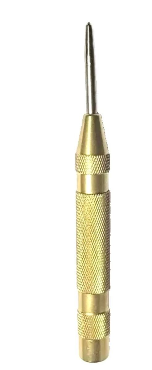 Automatic center punch with brass handle hotsell