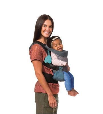 Infantino Go Forward 4-in-1 Evolved Ergonomic Carrier Gray 8-40lbs blue