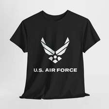 U.S. Air Force Logo T-Shirt Military  Tee S‑5XL USA Made 