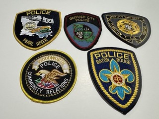 Louisiana Police Patch Lot of 5