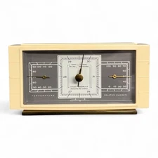 VINTAGE Airguide Weather Station ART DECO Thermometer Hygrometer Barometer