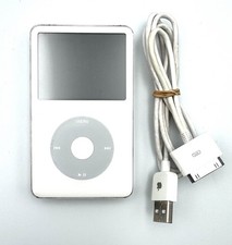 Apple iPod Classic 5th Gen A1136 60GB White w/ USB Cord - Tested Works