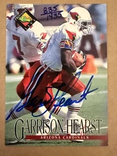 1994 Classic NFL Pro Line Autograph Garrison Hearst ( AU) /1435