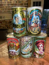 5 Different Yuengling / Rick Haentjens Beer Cans (Complete Set)
