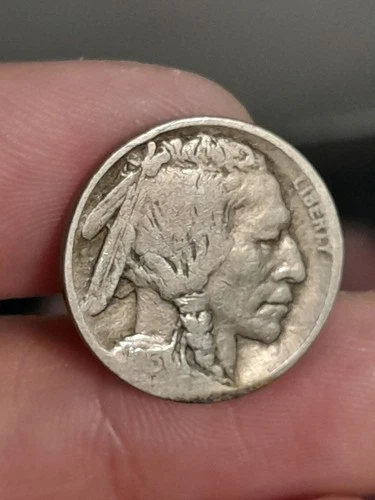 1913- P Buffalo Nickle Type 1 #4