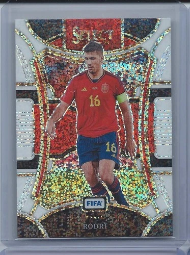 Rodri 2023-24 Panini Select FIFA Soccer #198 White Sparkle Prizm Case Hit SSP